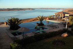 Lac Al Mansour et piscine Les Tourmalines Ouarzazate SUD MAROC